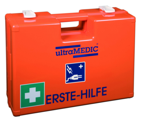 ultraMEDIC Mallette de premiers secours avec remplissage spécifique au secteur, calage selon DIN 13157  L