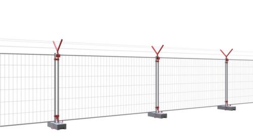 Schake Plaque de base pour clôture mobile  L
