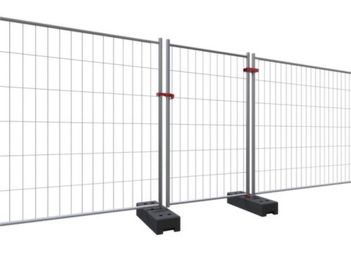 Schake Plaque de base pour clôture mobile  L