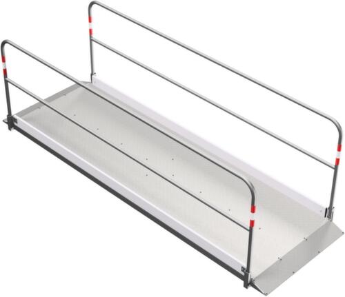 Schake Passerelle piétons avec plateforme en aluminium, longueur x largeur 3200 x 1000 mm  L