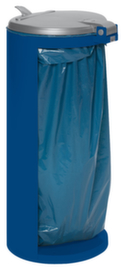VAR Collecteur de déchets Kompakt Junior, 120 l, RAL5010 bleu gentiane