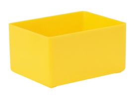 bac de rangement, jaune, longueur x largeur 106 x 80 mm