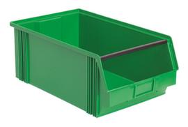 Bac à bec empilable Classic avec grande poignée encastrée, vert, profondeur 510 mm