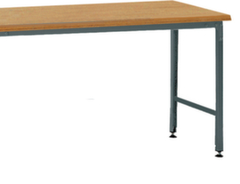 Table d'appoint pour table de montage avec cadre lumineux, largeur x profondeur 1500 x 750 mm, plaque hêtre
