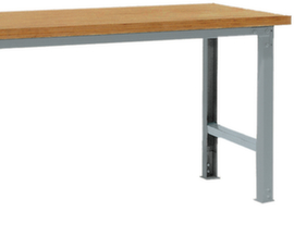 Table d'appoint pour table de montage avec cadre lourd, largeur x profondeur 1500 x 750 mm, plaque hêtre