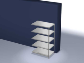 hofe rayonnage à boulonner extensible charge max. par tablette 350 kg