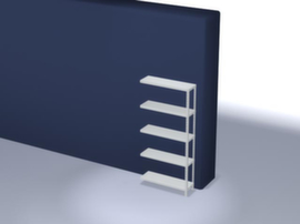 hofe rayonnage à boulonner extensible charge max. par tablette 350 kg