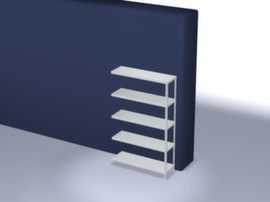 hofe rayonnage à boulonner extensible charge max. par tablette 350 kg