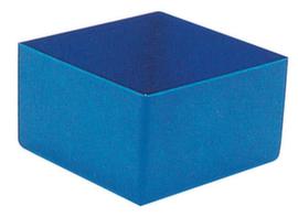 bac de rangement, bleu, longueur x largeur 108 x 108 mm