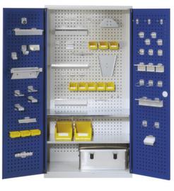 Kappes Armoire à panneaux perforés RasterPlan® avec 2 étagères, largeur 1000 mm