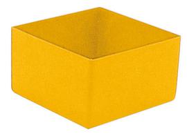 bac de rangement, jaune, longueur x largeur 108 x 108 mm