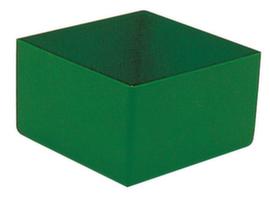 bac de rangement, vert, longueur x largeur 108 x 108 mm