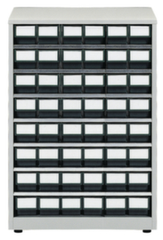 Treston Grand bloc tiroirs, 48 tiroir(s), RAL7035 gris clair/gris