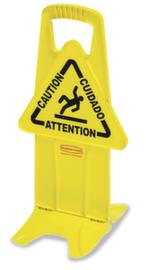 Rubbermaid Signe de combinaison d'avertissement "risque de glissade, colonne d'information