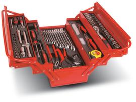Boîte à outilskit outils 71 pièces5 casiersacier