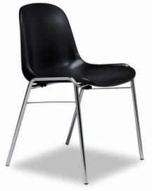Nowy Styl Chaise coque en plastique, noir