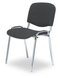 Nowy Styl Chaise polyvalente avec dossier capitonné, assise tissu (100 % polyoléfine), noir