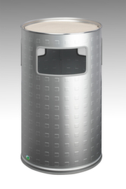 VAR Cendrier poubelle en aluminium H 75 résistant à l'eau de mer