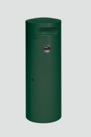 VAR Cendrier poubelle rond KS 90, RAL6005 vert mousse