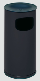 VAR Cendrier poubelle H 71 K, RAL7021 gris noir