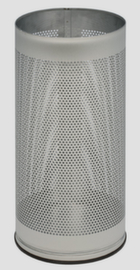 VAR Porte-parapluies en acier inoxydable avec motif de trous, hauteur x Ø 610 x 270 mm
