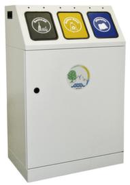 stumpf Station de collecte de matières recyclables Triplex, 3 x 30 l