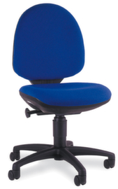 Topstar Siège de bureau pivotant avec assise galbée, bleu