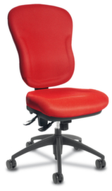Topstar Siège de bureau pivotant avec assise galbée et capitonnage très épais, rouge