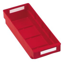 Kappes Bac compartimentable particulièrement plat, rouge, profondeur 300 mm