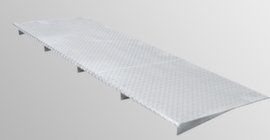 Plateforme de rétention en différents modules