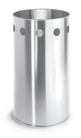 Porte-parapluies en acier inoxydable Symbolo avec motif de trous, hauteur x Ø 500 x 250 mm