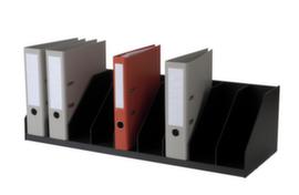 Paperflow Système de rangement easyOffice® à compartimentage fixe, 9 compartiments classeur, noir
