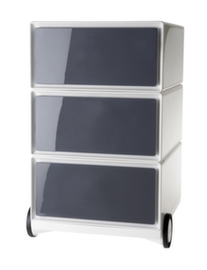 Paperflow Caisson mobile easyBox, 3 tiroir(s), blanc/anthracite