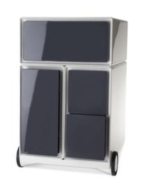 Paperflow Conteneur à roulettes easyBox avec tiroir HR, 3 tiroir(s), blanc/anthracite