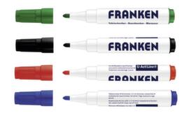 Franken 4 marqueurs aux couleurs assorties U-Act!Line
