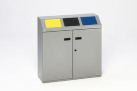 VAR Station de collecte de matières recyclables, 3 x 50 l