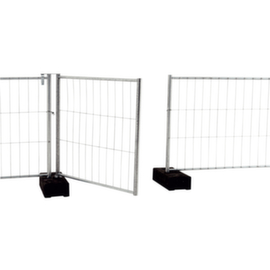 Schake Porte pour clôture mobile, hauteur x largeur 1200 x 1200 mm