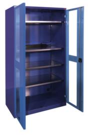 Thurmetall Armoire à portes battantes électrique, modèle FR, bleu pigeon/bleu clair