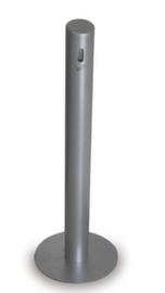 Cendrier sur pied en forme de colonne, argentan