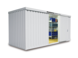 S&auml;bu Conteneur de stockage isol&eacute; avec sol livr&eacute; mont&eacute;