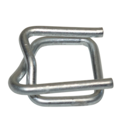 Boucles métalliques galvanisées, pour largeur de feuillard 19 mm