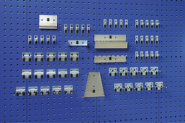 bott Assortiment de supports pour parois perforées