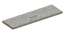 META Tablette pour rayonnage de stockage type mi-lourd, largeur x profondeur 1300 x 400 mm