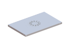 META Tablette FIX pour rayonnage à boulonner type standard, largeur x profondeur 1000 x 600 mm