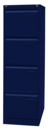 Bisley Armoire pour dossiers suspendus Light, 4 extensions, bleu Oxford/bleu Oxford