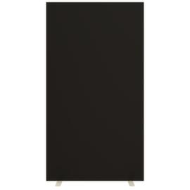 Paperflow Cloison avec revêtement en tissu sur deux côtés, hauteur x largeur 1740 x 940 mm, paroi noir