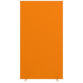 Paperflow Cloison avec revêtement en tissu sur deux côtés, hauteur x largeur 1740 x 940 mm, paroi orange