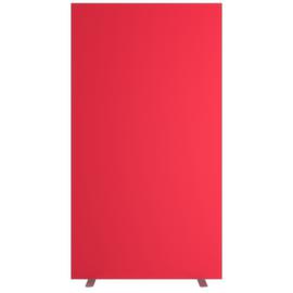 Paperflow Cloison avec revêtement en tissu sur deux côtés, hauteur x largeur 1740 x 940 mm, paroi rouge