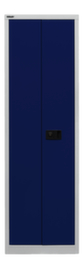 Bisley Armoire de classement Universal, 5 hauteurs des classeurs, gris clair/bleu Oxford