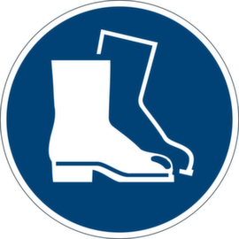 Durable Panneau d'obligation Utiliser un protège-pieds, autocollant pour sol, antidérapant